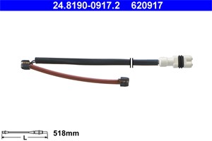 Kulumisenilmaisin, jarrupala, Etuakseli, porsche 911, 911 cabriolet, 911 speedster, 911 targa, 964 612 211 00, 964 612 363 00, 964 612 3