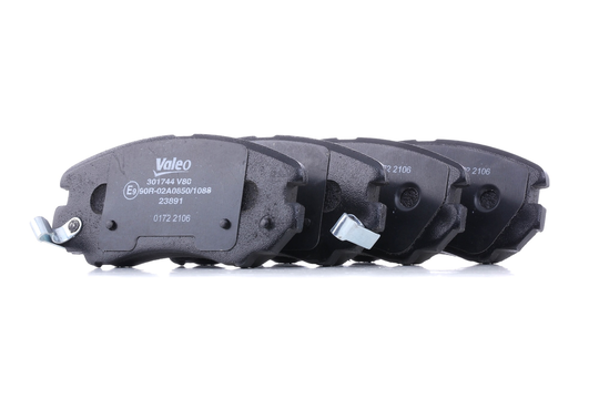 VALEO Jarrupalat HYUNDAI,KIA 301744 581011FE00,581011FE01,581012GB00 Jarrupalasarja,Jarrupala, Levyjarru 581012KA10,581013CA20,581013KA40