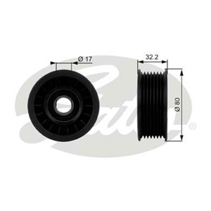 Ohjainrulla, moniurahihna, dodge,honda,jeep, 31190RL2G01, 31190RNA003