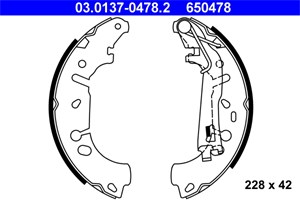 Jarrukenkäsarja, Taka-akseli, fiat,opel,vauxhall, 16 05 108, 16 05 290, 16 05 459, 77363858, 77364264, 93168957, 93190003, 95517923