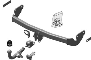 Vetokoukku, irrotettava, jeep compass, patriot