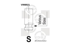 Pakoventtiili, honda accord v, accord vi, accord hatchback vi, odyssey minibus, minivan, shuttle, 14721-PDA-E00