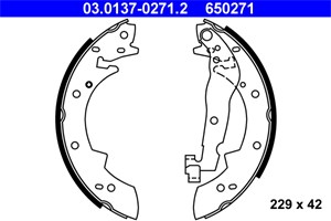 Jarrukenkäsarja, Taka-akseli, peugeot,renault,talbot,volvo, 175916 00, 3277830, 3342305, 4238 86, 4241 56, 4241 91, 60 25 170 698, 77 01