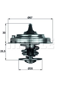Termostaatti, jäähdytysneste, audi,bmw,ford,porsche,vw, 005 203 29 75, 022 121 113, 022121113, 1 018 799, 1 032 249, 1224808, 3M218488AA