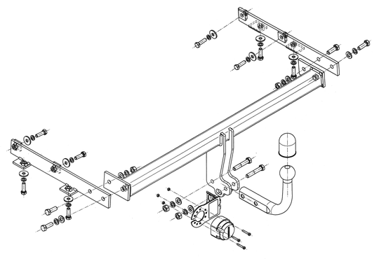 Vetokoukku STEINHOF STN-067 Nissan Note '13-