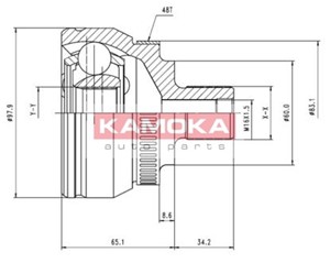 Nivelsarja, vetoakseli, Etuakseli, Pyörän puoli, ford galaxy i, seat alhambra, vw sharan, 1007695, 1084716, 1690336, 7M0 498 099, 7M0407